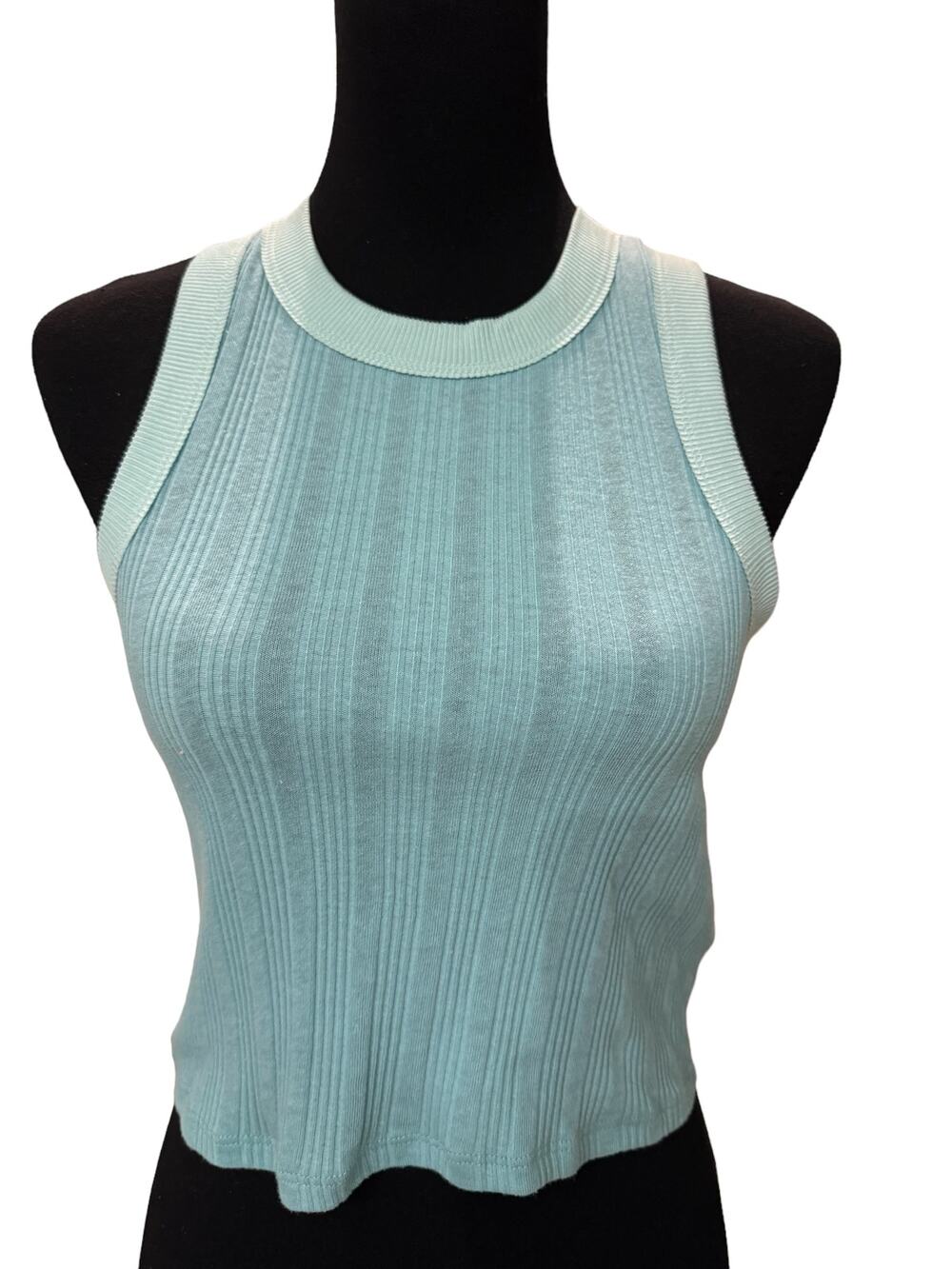 New ~ FRESHMAN - NORDSTROM ~ Blue Crew Neck Tank Top Size Large